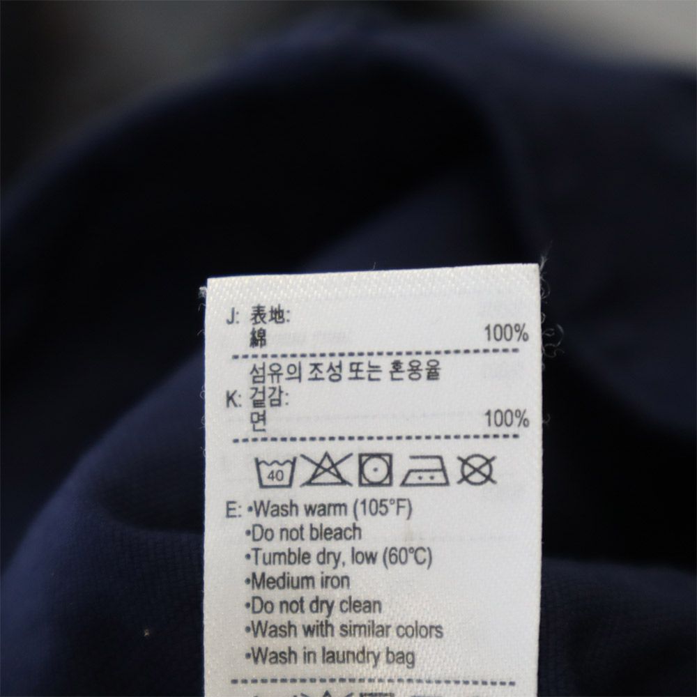 LACOSTE ラコステ ロゴワッペン ワイドパンツ 38 ネイビー レディース