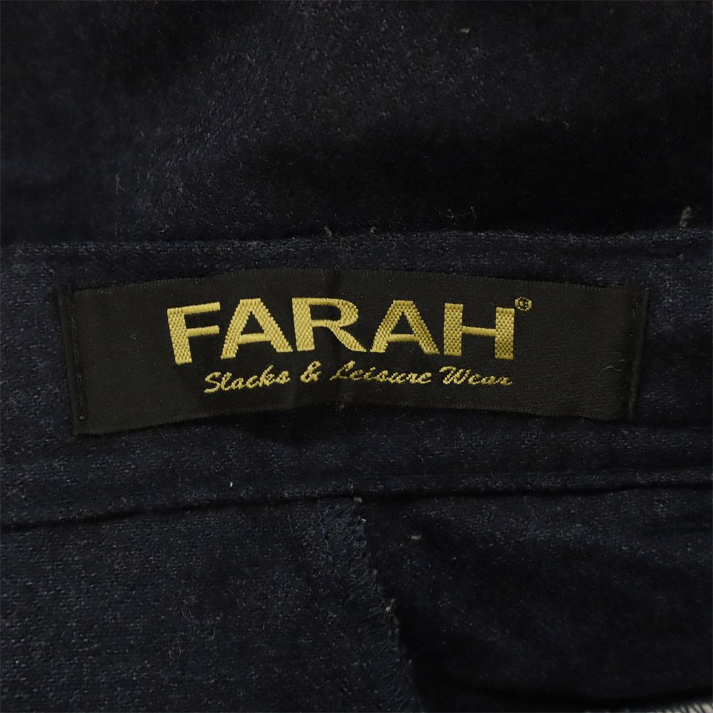 FARAH ファーラー スラックスパンツ w30 ネイビー テーパードパンツ メンズ