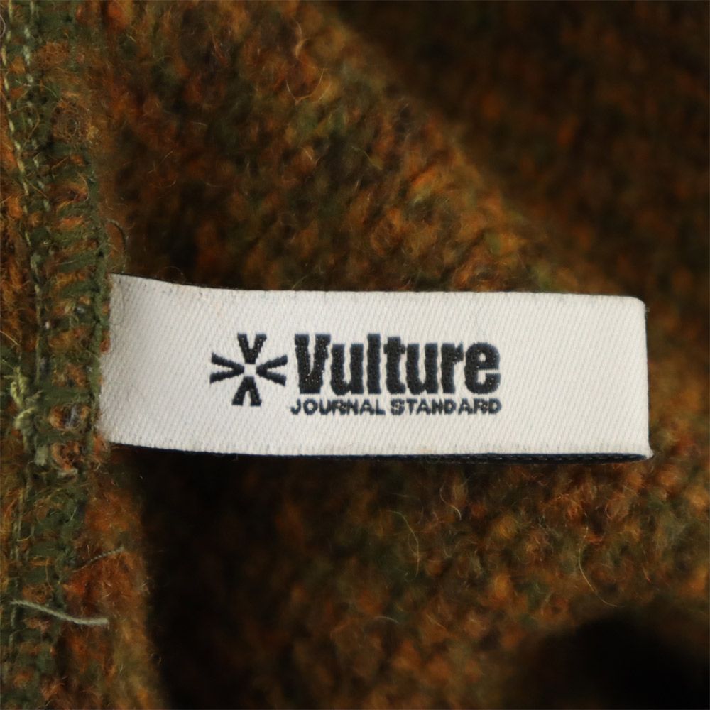 Vulture JOURNAL STANDARD バルチャー 長袖 ニット パーカー M ブラウン系 ジャーナルスタンダード メンズ