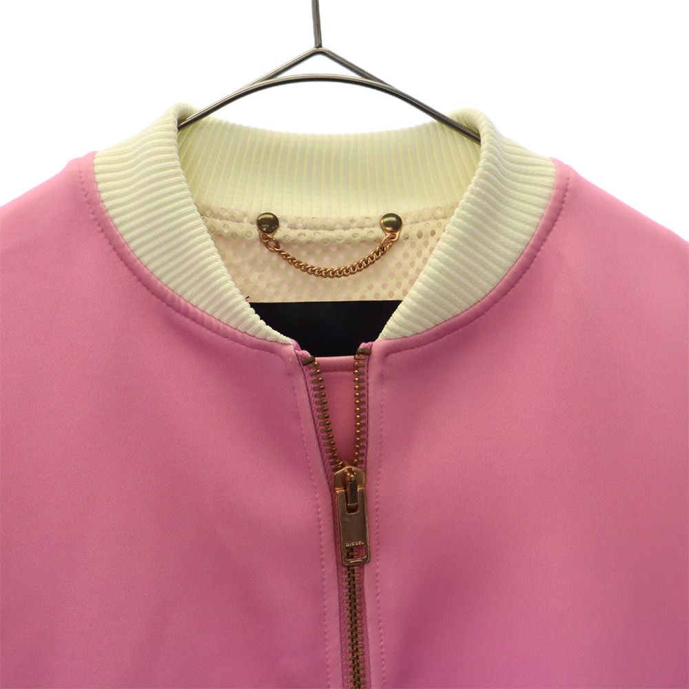 DIESEL ディーゼル プリント ブルゾン S ピンク レディース
