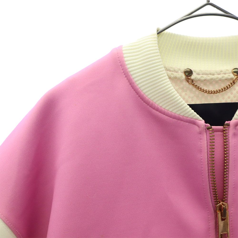 DIESEL ディーゼル プリント ブルゾン S ピンク レディース