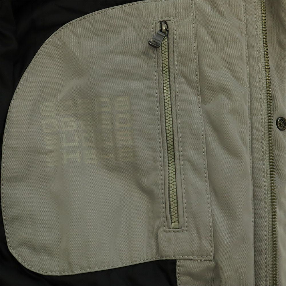 HUGO BOSS ヒューゴボス ミリタリージャケット 42R グレー メンズ