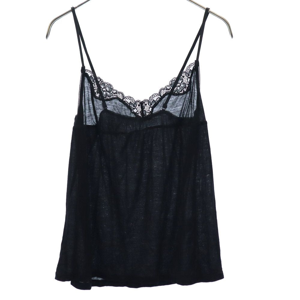 AULA AILA アウラアイラ ビーズ 長袖 セーター ブラック ニット レディース