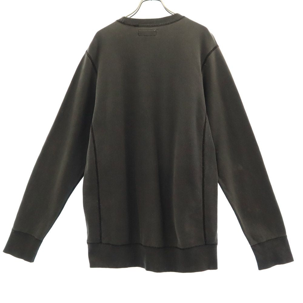 Lafayette ラファイエット ロゴ刺繍 長袖 スウェット トレーナー M グレー 裏起毛 メンズ