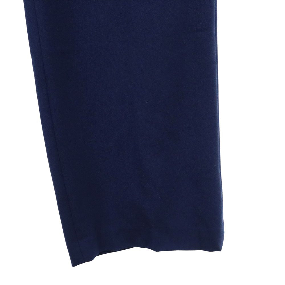 未使用 Calvin klein カルバンクライン ロゴプレート モダンフィットクロップド パンツ 10 ネイビー タグ付 レディース