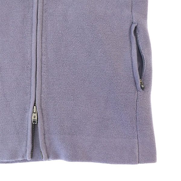 Victorinox ビクトリノックス フルジップ ニットジャケット XS グレー×ブラック メンズ