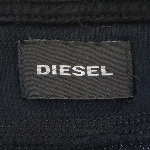 DIESEL ディーゼル 長袖 プルパーカー Tシャツ S ブラック ロンT レディース