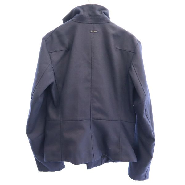 G-STAR RAW ジースターロウ ウールブレンド ワンポイント刺繍 スタンドカラー ジャケット XS ネイビー メンズ