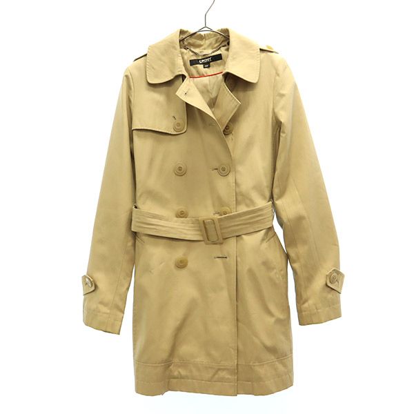 DKNY DONNA KARAN NEW YORK ダナキャランニューヨーク トレンチコート PP ブラウン レディース