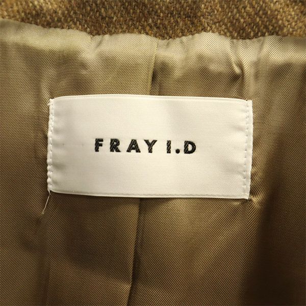 FRAY I.D フレイアイディー ウールブレンド ダブル テーラードジャケット 0 ブラウン レディース