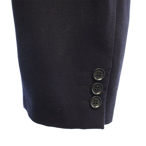 Hilton ヒルトン ウール テーラードジャケット M ネイビー メンズ