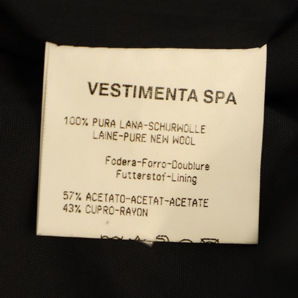 Hilton ヒルトン ウール テーラードジャケット M ネイビー メンズ