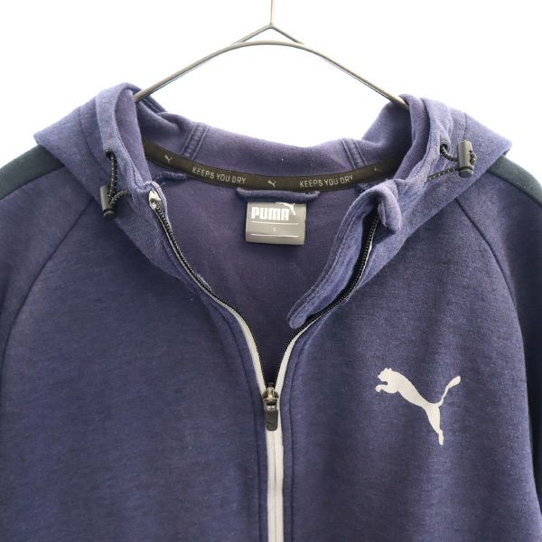 プーマ 長袖 ジップパーカー L ブラック PUMA メンズ