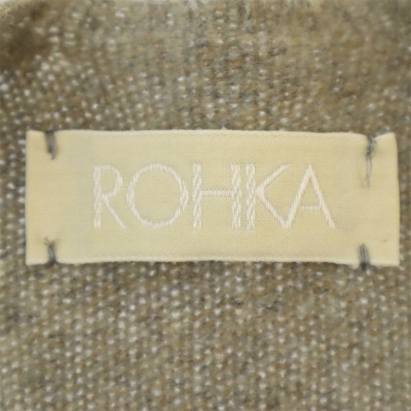 ROHKA ローカ ウール 長袖 セーター S-M グレー ニット レディース