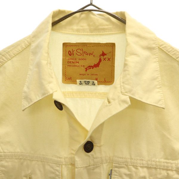 orSlow オアスロウ トラッカー ジャケット M ホワイト レディース