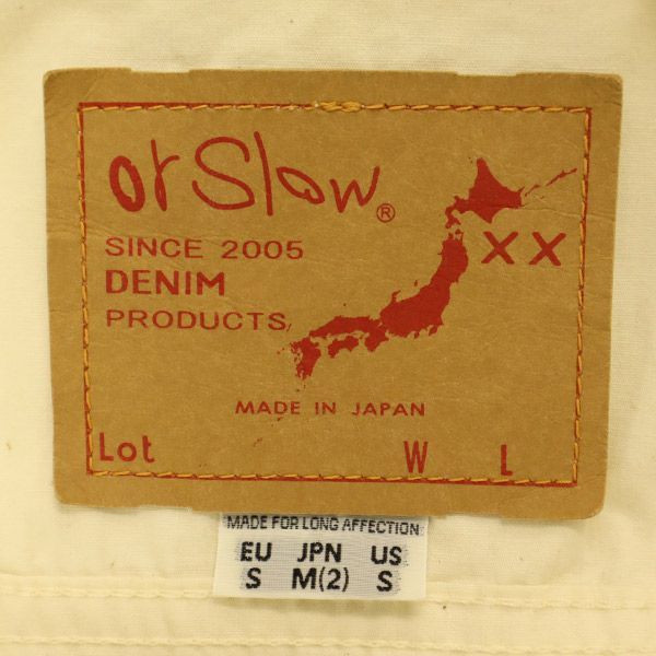 orSlow オアスロウ トラッカー ジャケット M ホワイト レディース