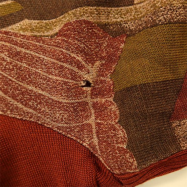 LANCEL ランセル ウールブレンド 総柄 長袖 セーター ニット レディース