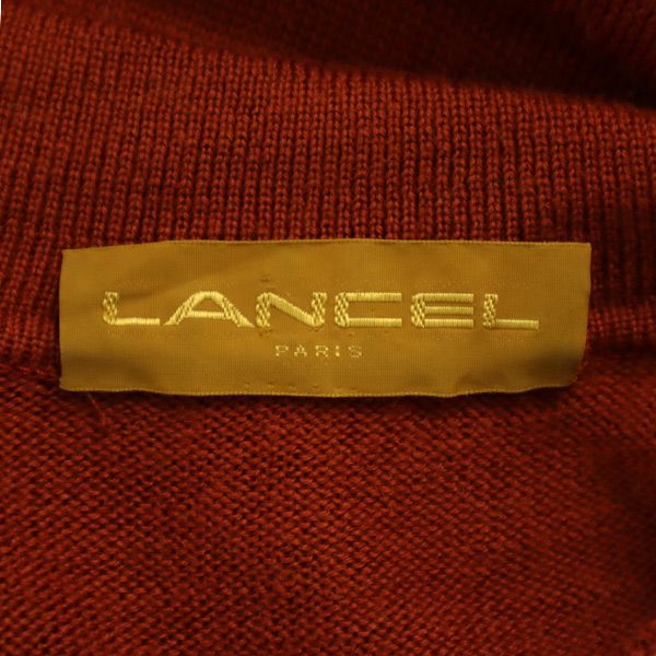 LANCEL ランセル ウールブレンド 総柄 長袖 セーター ニット レディース