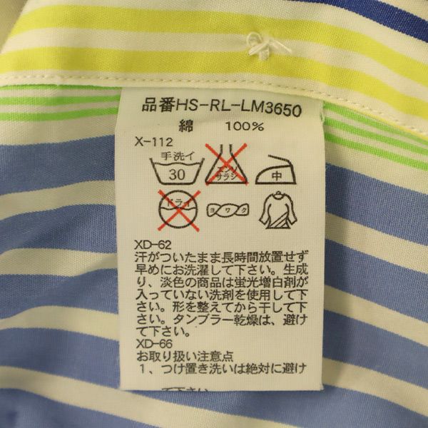 RALPH LAUREN ラルフローレン 総柄 長袖 ボタンダウンシャツ M メンズ