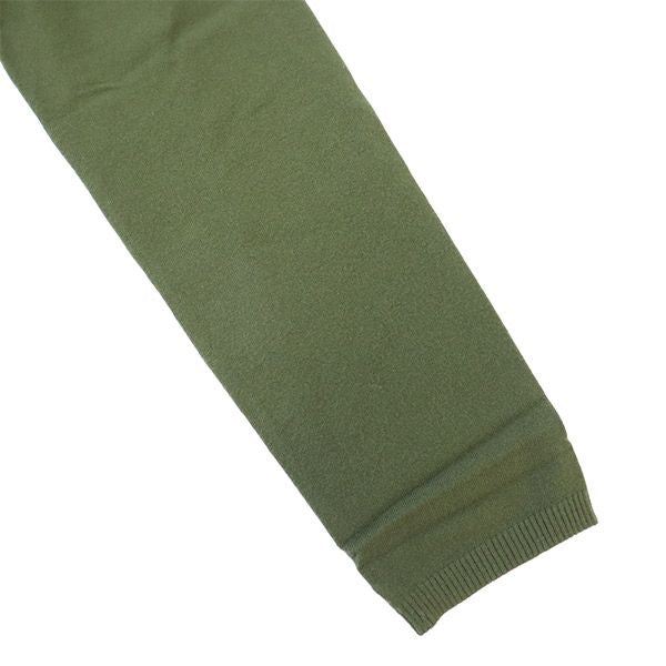 セオリー 7分袖 Vネック セーター 2 カーキ theory ニット レディース