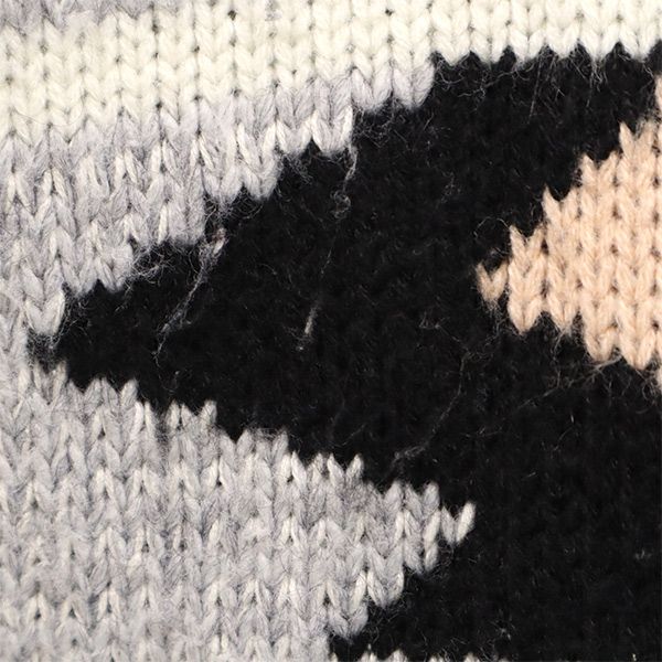 ザラニットウェア チマヨ柄 長袖 フリンジニット セーター 164cm グレー ZARA KNIT WEAR キッズ