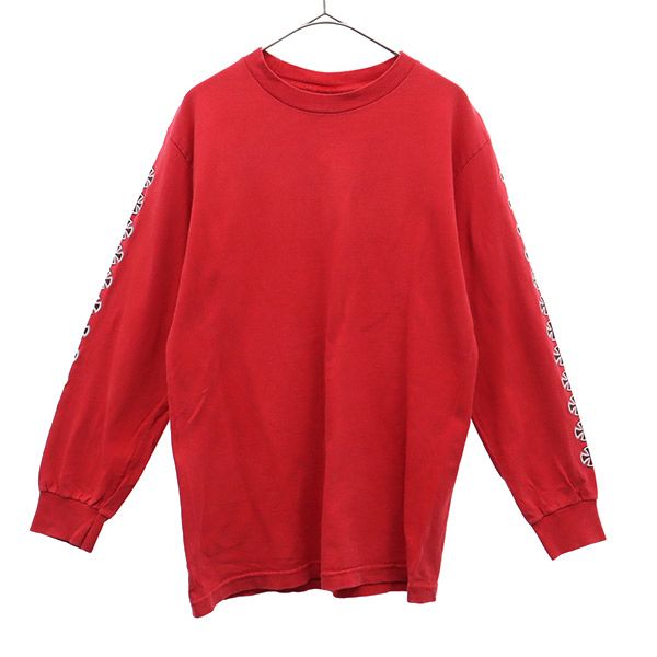 インデペンデントトラックカンパニー プリント 長袖 Tシャツ レッド INDEPENDENT TRUCK COMPANY ロンT メンズ