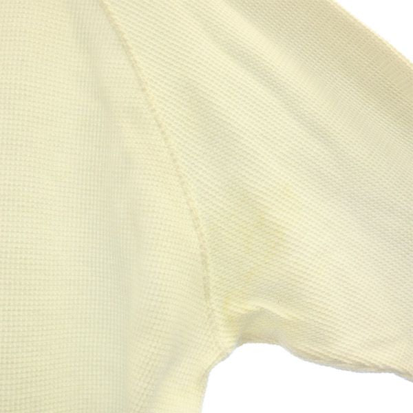 アンドエー 長袖 サーマル Tシャツ 42 ホワイト And A ワッフル メンズ