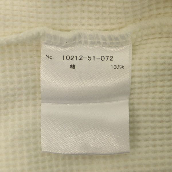 アンドエー 長袖 サーマル Tシャツ 42 ホワイト And A ワッフル メンズ