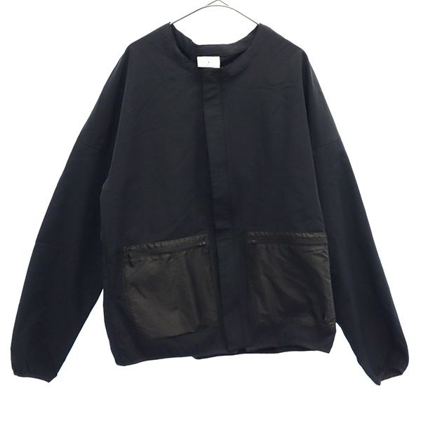 Converse TOKYO コンバーストウキョウ ナイロン ノーカラージャケット 3 ブラック メンズ