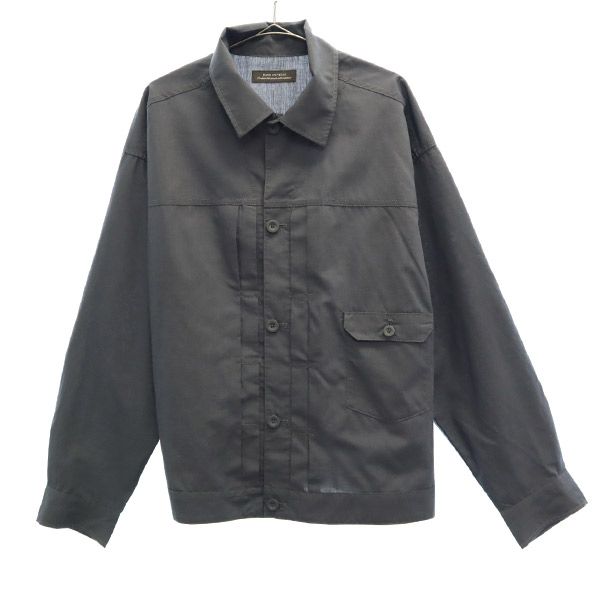 nano universe ナノユニバース 長袖 シャツ L グレー メンズ