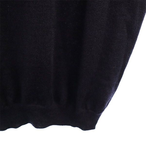 Pretty Green プリティーグリーン ウール ワッペン 長袖 セーター 3 ネイビー ニット メンズ