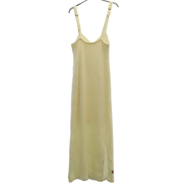 未使用 Lily Brown リリーブラウン 刺繍 ノースリーブ ワンピース F ホワイト レディース