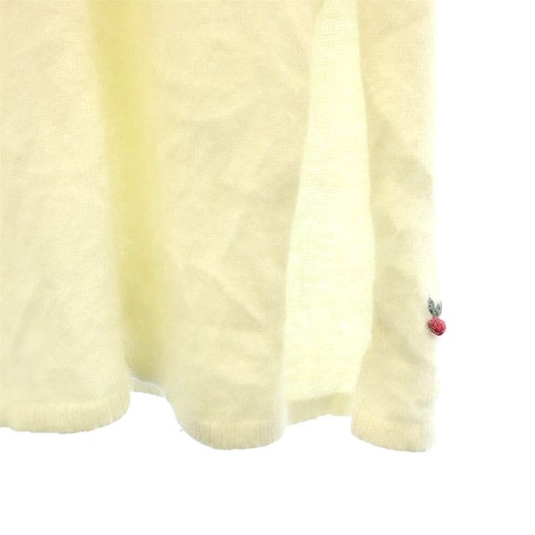 未使用 Lily Brown リリーブラウン 刺繍 ノースリーブ ワンピース F ホワイト レディース