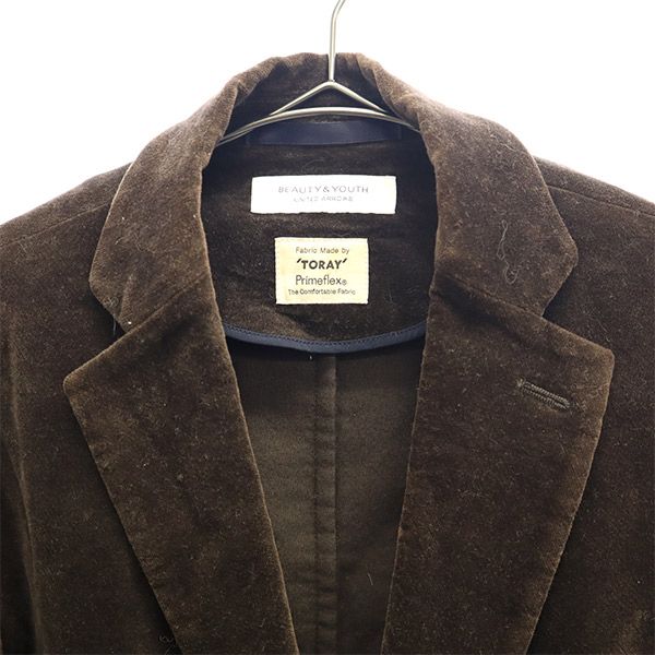 BEAUTY&YOUTH UNITED ARROWS ビューティアンドユース テーラードジャケット L ブラウン UNITED ARROWS メンズ