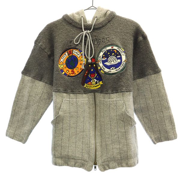 CASTELBAJAC SPORT カステルバジャック スポーツ ウールブレンド パーカー 2 グレー レディース