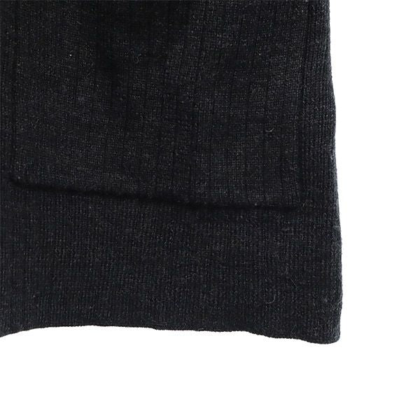 FENN WRIGHT&MANSON フェンライトマンソン ウールブレンド 編柄 長袖 ニットカーディガン S ブラック レディース