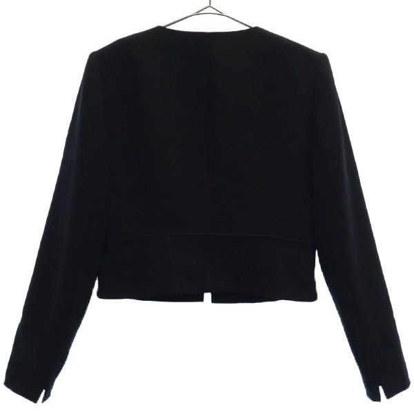 IMMAGINAZIONE イマジナチオーネ ノーカラージャケット 9 ブラック レディース