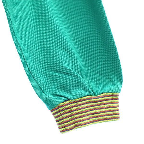 MISSONI CLUB ミッソーニクラブ 長袖 ポロシャツ 42 グリーン メンズ