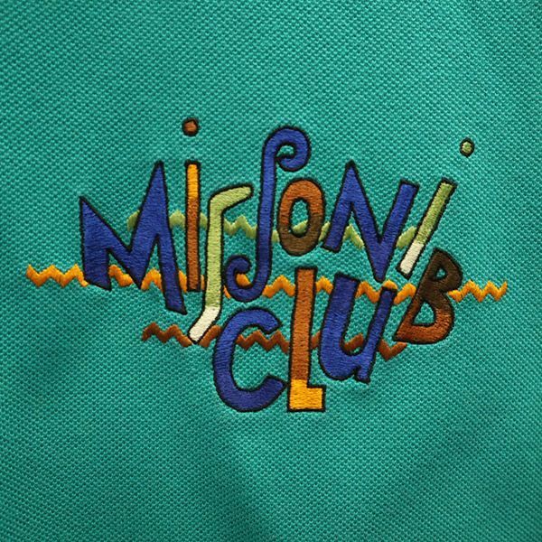 MISSONI CLUB ミッソーニクラブ 長袖 ポロシャツ 42 グリーン メンズ