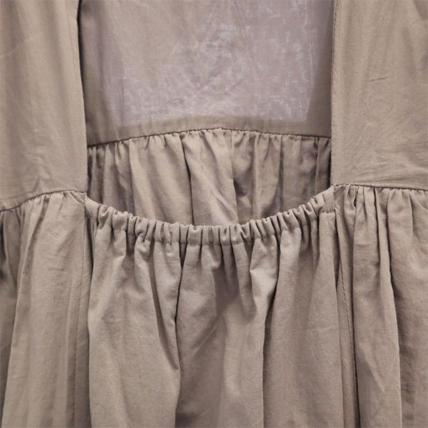 ORGANICS SNIDEL for sustainabillity オーガニックスナイデル 半袖 バルーンスリーブ ロングワンピース 7 パープル レディース