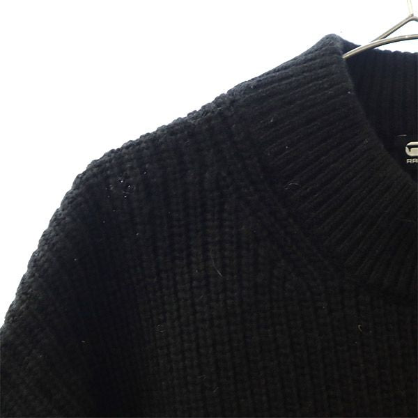 G-STAR RAW ジースターロウ 長袖 セーター S ブラック ニット メンズ