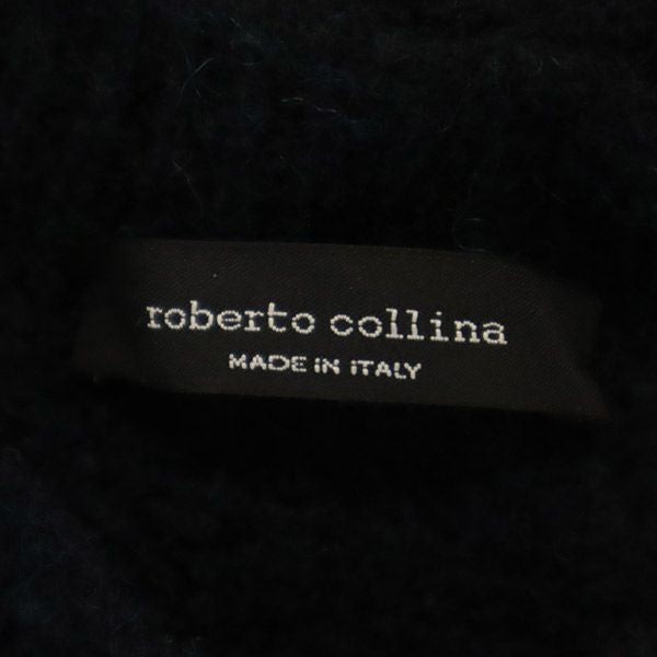ROBERTO COLLINA ロベルトコリーナ イタリア製 長袖 ニット ネイビー系 セーター レディース
