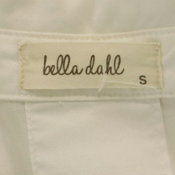 bella dahl ベラ ダール 長袖 シャツ S ホワイト ブラウス レディース