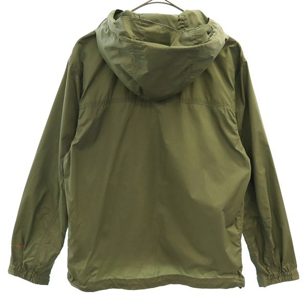 Columbia コロンビア ワンポイント刺繍 ナイロンジャケット S カーキ アウトドア レディース