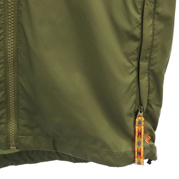 Columbia コロンビア ワンポイント刺繍 ナイロンジャケット S カーキ アウトドア レディース