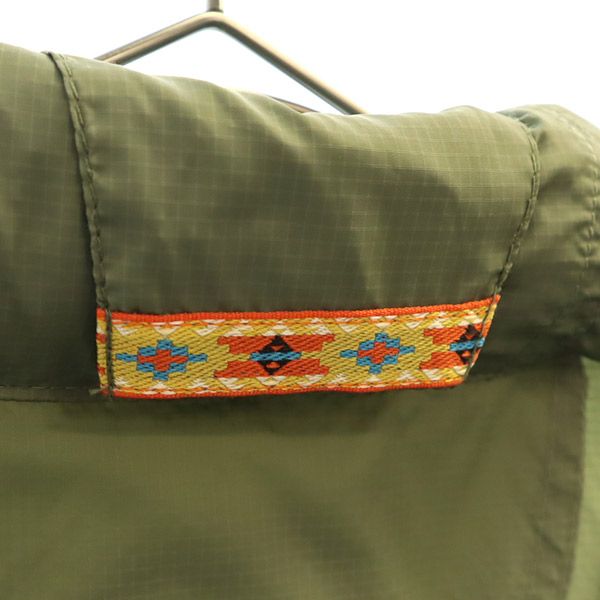 Columbia コロンビア ワンポイント刺繍 ナイロンジャケット S カーキ アウトドア レディース