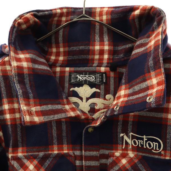 ノートン 刺繍 フーデッド ジャケット M Norton レディース