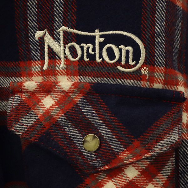 ノートン 刺繍 フーデッド ジャケット M Norton レディース