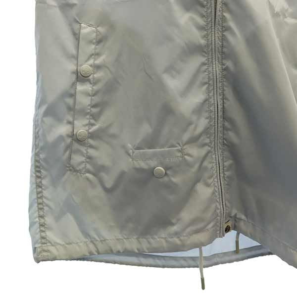 Pretty Green プリティーグリーン ワンポイントワッペン柄 ジップジャケット S グレー ウインドブレーカー パーカー メンズ