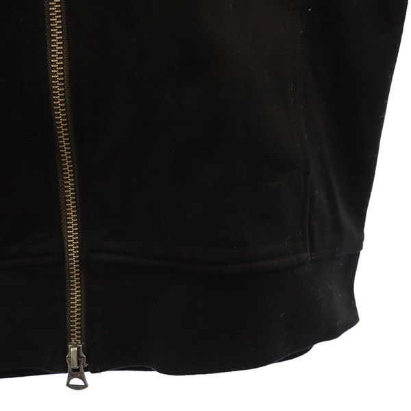 THEE OLD CIRCUS ジ・オールド・サーカス 長袖 スウェット ジップパーカー 0 ブラック×グレー レディース